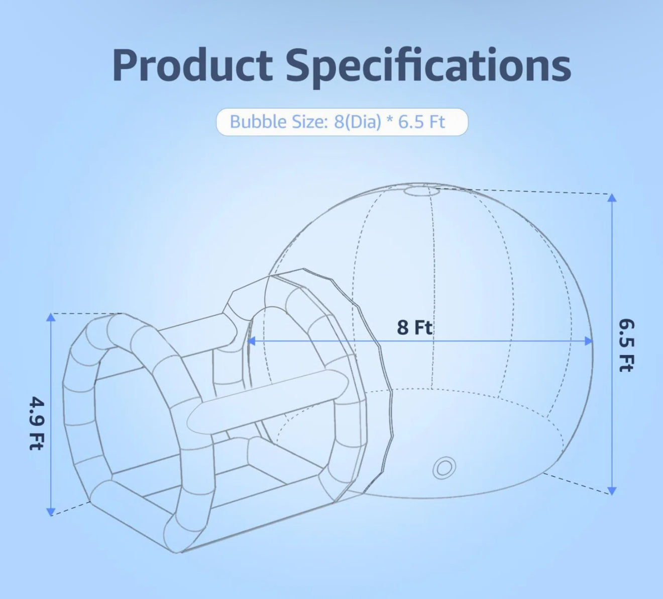 Bubble Gender reveal ballon